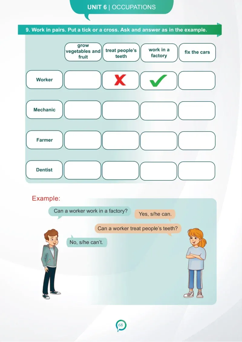 6. Sınıf İngilizce Ders Kitabı Cevapları Meb Yayınları Sayfa 68