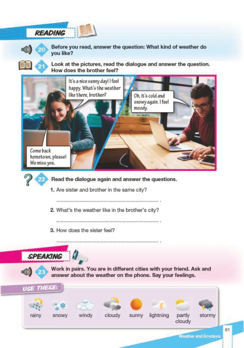 6. Sınıf İngilizce Ders Kitabı Cevapları Monopol Yayınları Sayfa 61