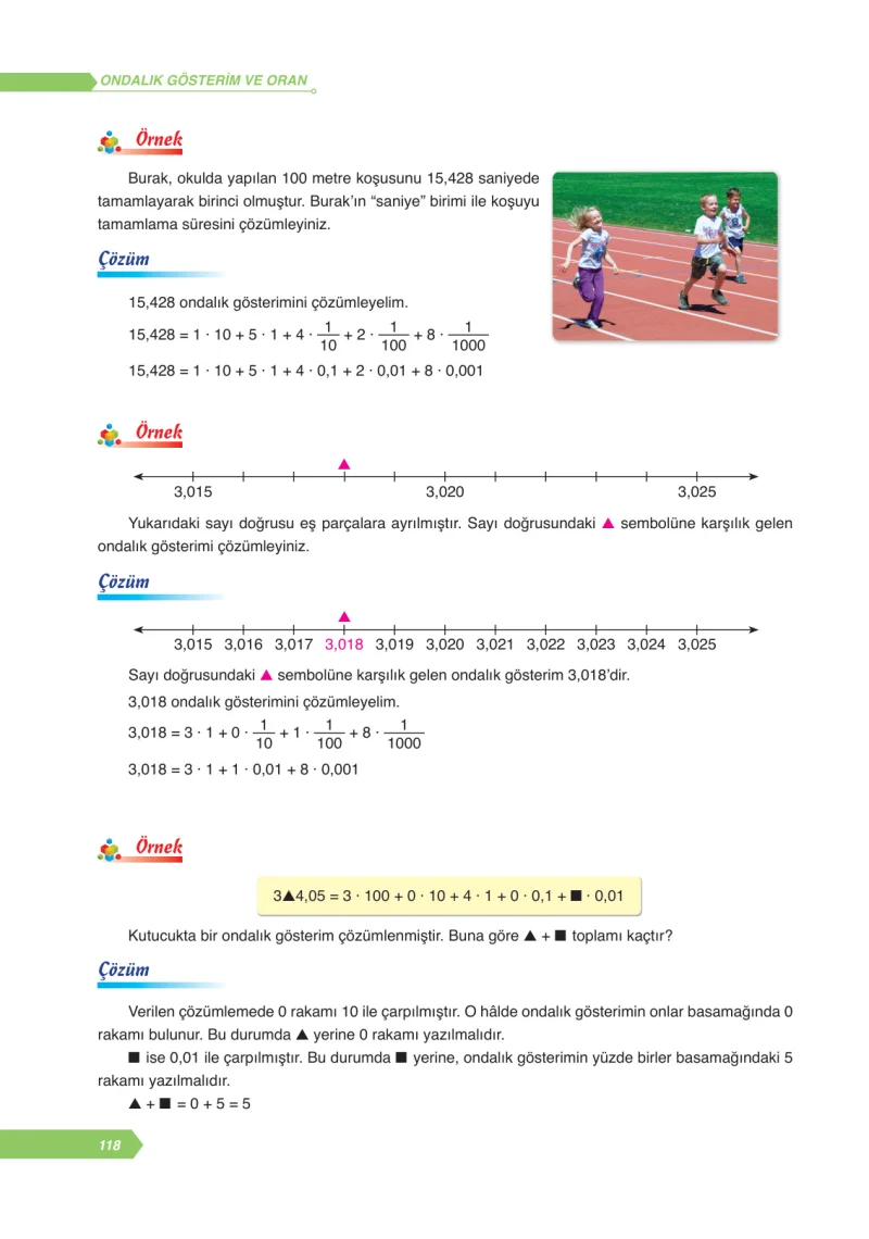 6. Sınıf Matematik Ders Kitabı Cevapları Ata Yayınları Sayfa 118