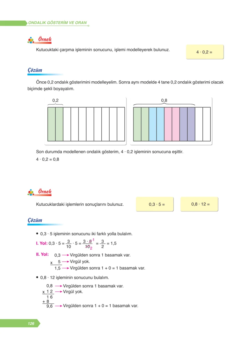 6. Sınıf Matematik Ders Kitabı Cevapları Ata Yayınları Sayfa 126