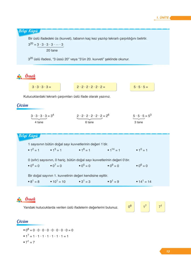 6. Sınıf Matematik Ders Kitabı Cevapları Ata Yayınları Sayfa 13