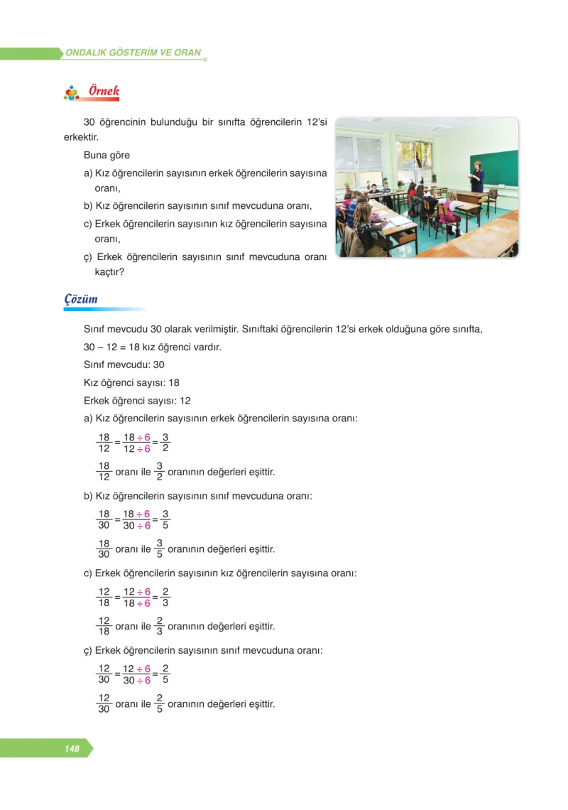 6. Sınıf Matematik Ders Kitabı Cevapları Ata Yayınları Sayfa 148