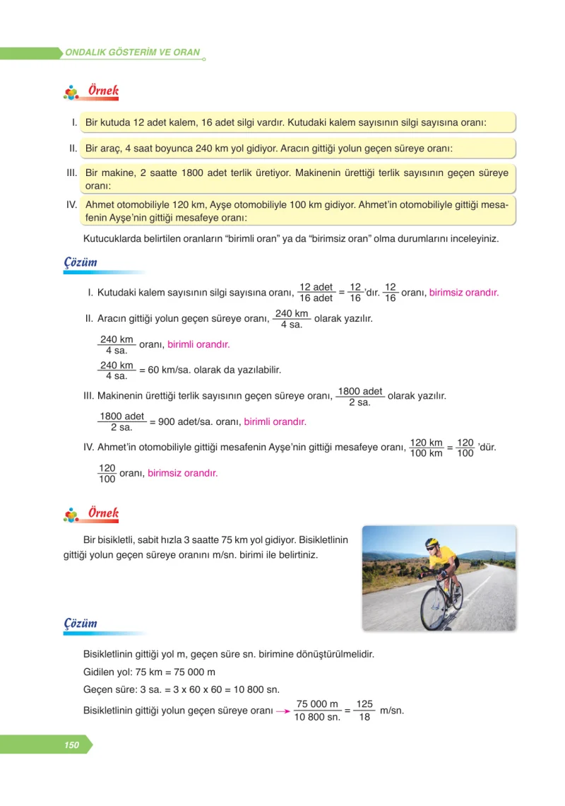 6. Sınıf Matematik Ders Kitabı Cevapları Ata Yayınları Sayfa 150