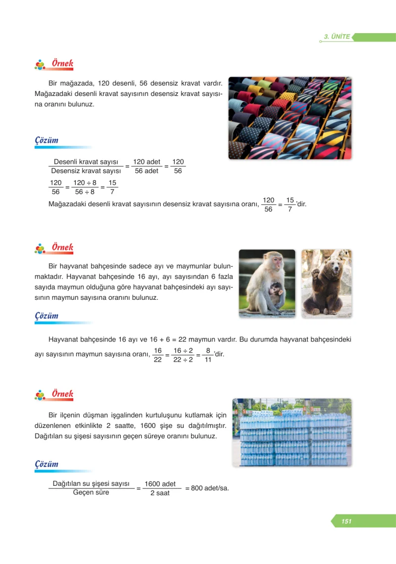 6. Sınıf Matematik Ders Kitabı Cevapları Ata Yayınları Sayfa 151