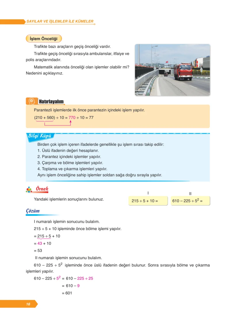 6. Sınıf Matematik Ders Kitabı Cevapları Ata Yayınları Sayfa 16