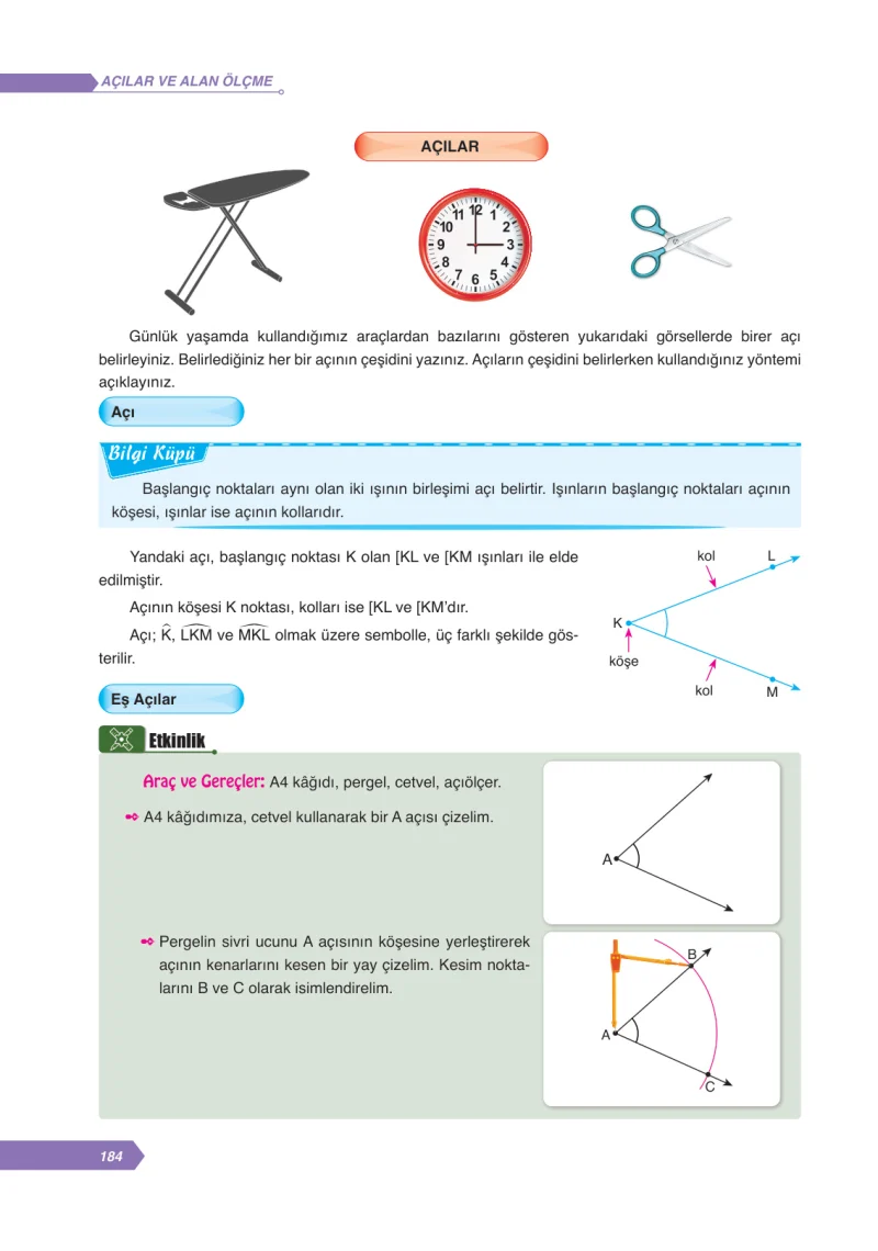 6. Sınıf Matematik Ders Kitabı Cevapları Ata Yayınları Sayfa 184