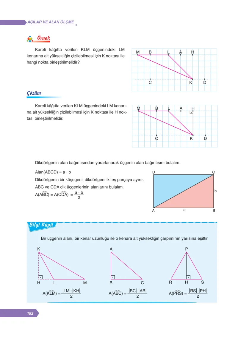 6. Sınıf Matematik Ders Kitabı Cevapları Ata Yayınları Sayfa 192