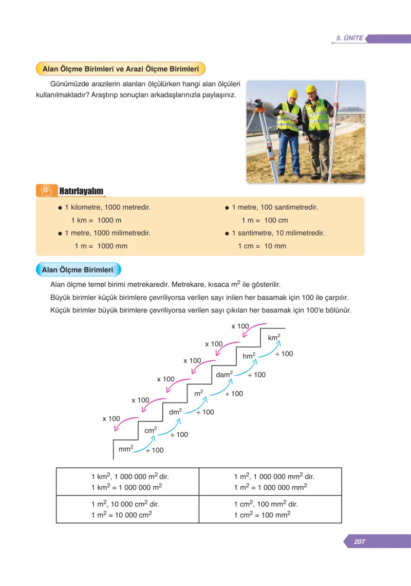 6. Sınıf Matematik Ders Kitabı Cevapları Ata Yayınları Sayfa 207