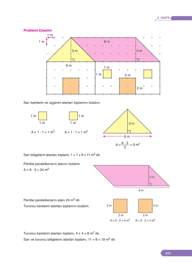 6. Sınıf Matematik Ders Kitabı Cevapları Ata Yayınları Sayfa 215