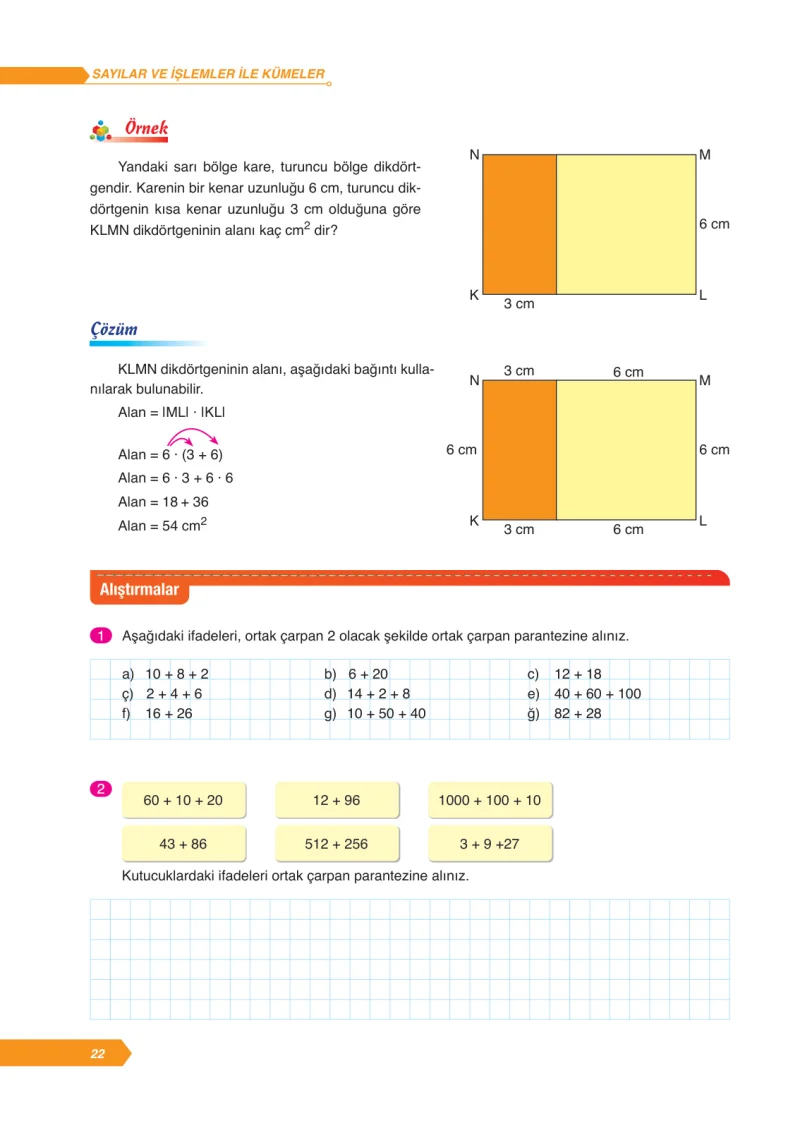 6. Sınıf Matematik Ders Kitabı Cevapları Ata Yayınları Sayfa 22