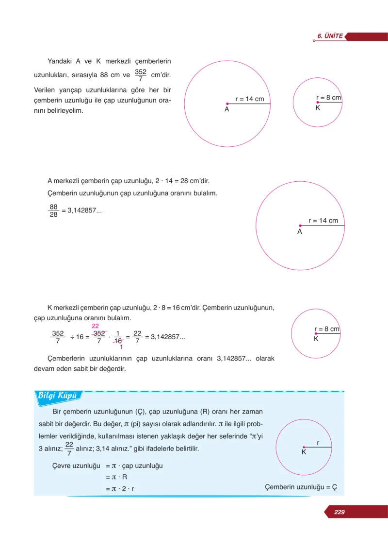 6. Sınıf Matematik Ders Kitabı Cevapları Ata Yayınları Sayfa 229