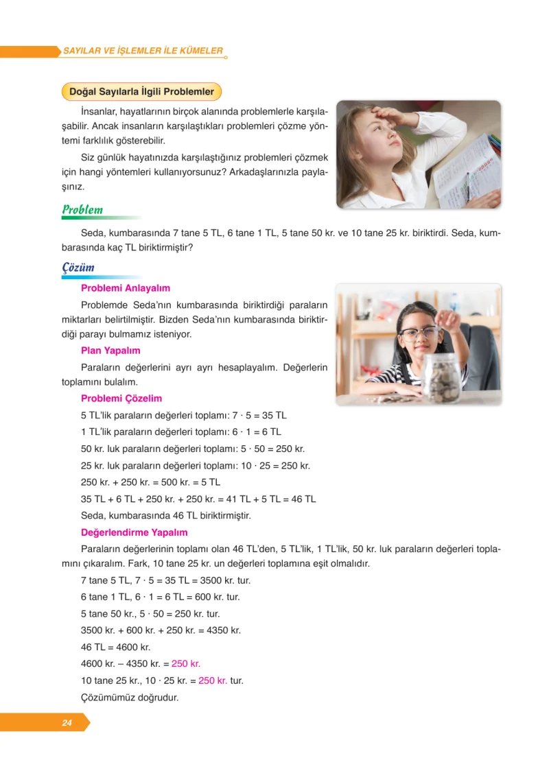 6. Sınıf Matematik Ders Kitabı Cevapları Ata Yayınları Sayfa 24