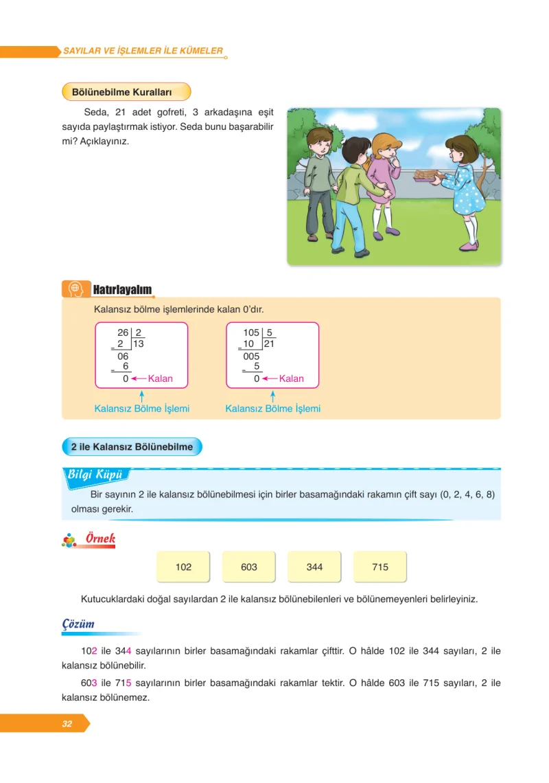6. Sınıf Matematik Ders Kitabı Cevapları Ata Yayınları Sayfa 32
