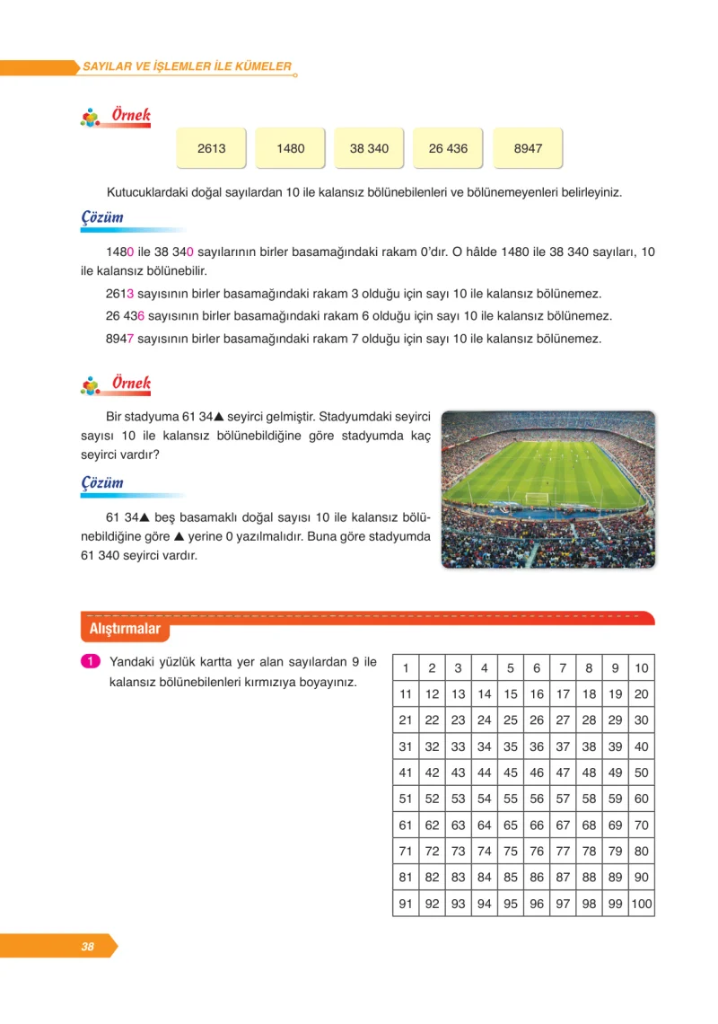 6. Sınıf Matematik Ders Kitabı Cevapları Ata Yayınları Sayfa 38