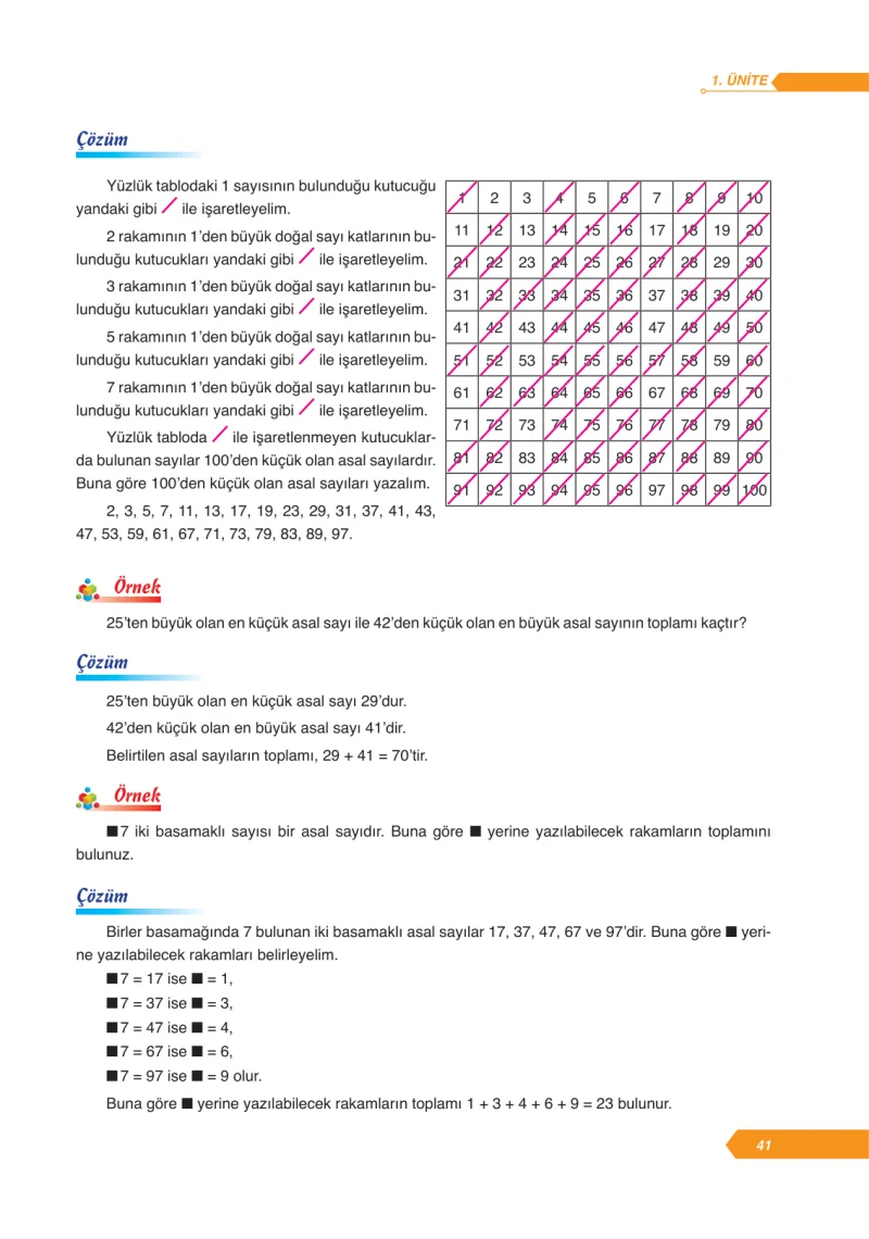 6. Sınıf Matematik Ders Kitabı Cevapları Ata Yayınları Sayfa 41
