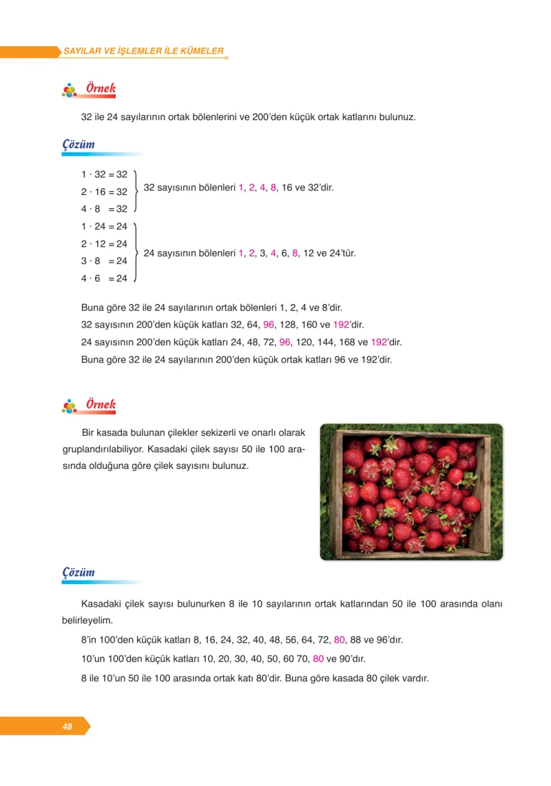 6. Sınıf Matematik Ders Kitabı Cevapları Ata Yayınları Sayfa 48