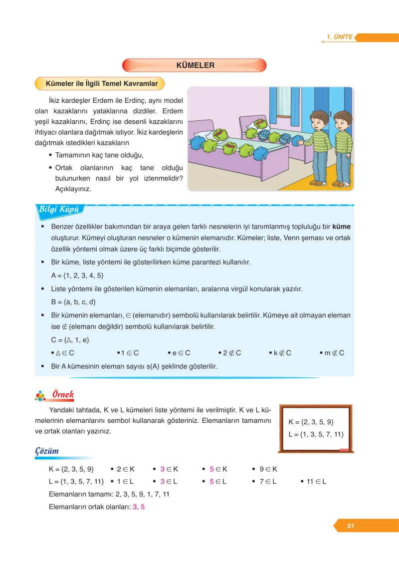 6. Sınıf Matematik Ders Kitabı Cevapları Ata Yayınları Sayfa 51