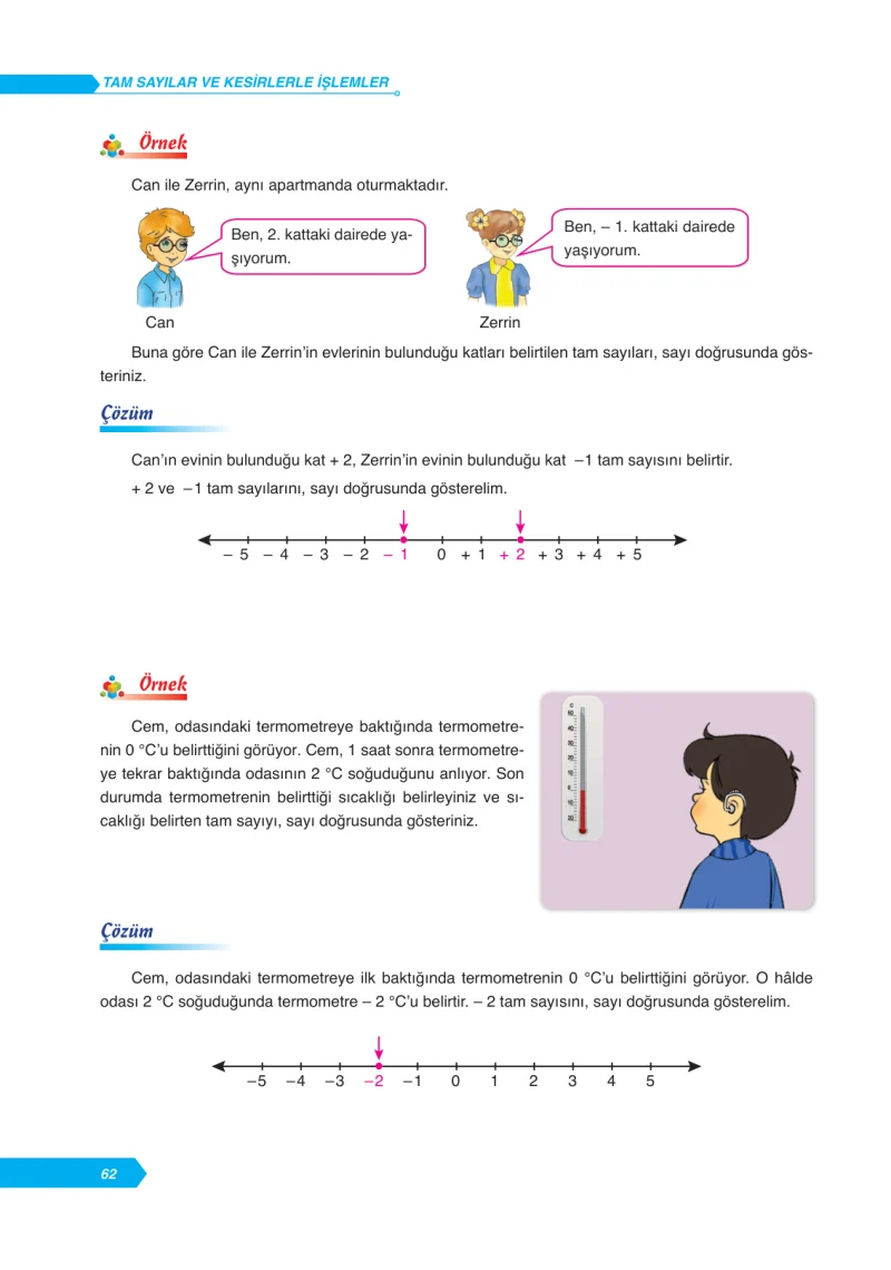 6. Sınıf Matematik Ders Kitabı Cevapları Ata Yayınları Sayfa 62