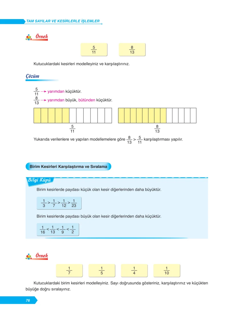6. Sınıf Matematik Ders Kitabı Cevapları Ata Yayınları Sayfa 76
