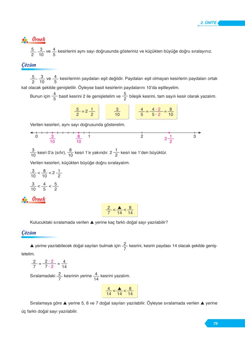 6. Sınıf Matematik Ders Kitabı Cevapları Ata Yayınları Sayfa 79
