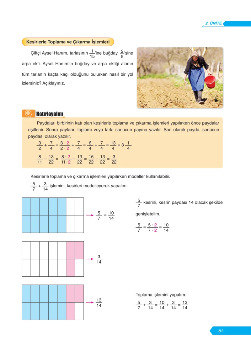 6. Sınıf Matematik Ders Kitabı Cevapları Ata Yayınları Sayfa 81