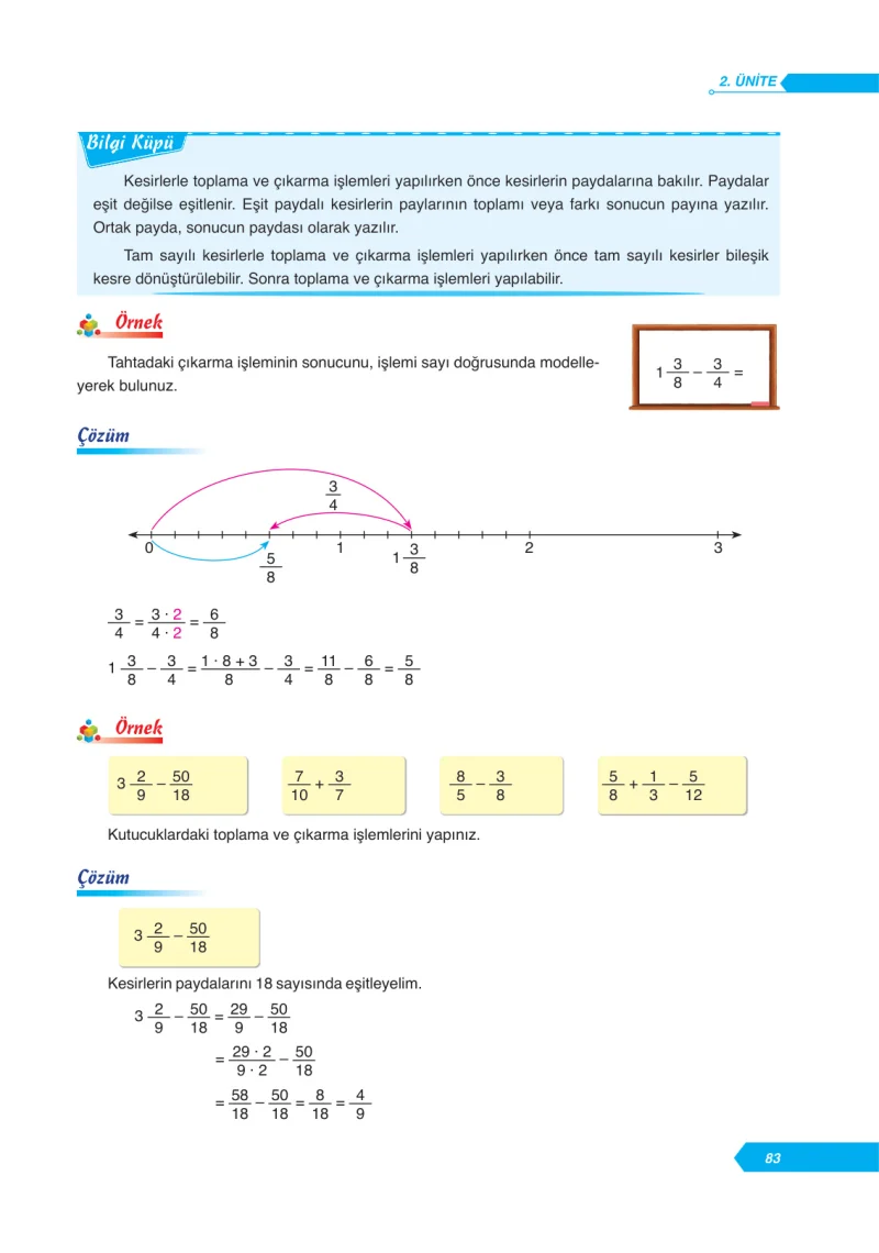 6. Sınıf Matematik Ders Kitabı Cevapları Ata Yayınları Sayfa 83