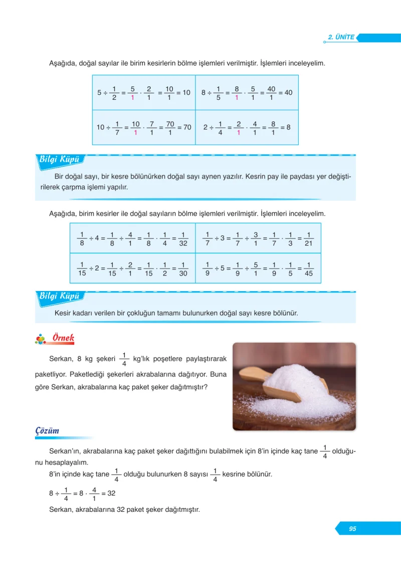 6. Sınıf Matematik Ders Kitabı Cevapları Ata Yayınları Sayfa 95