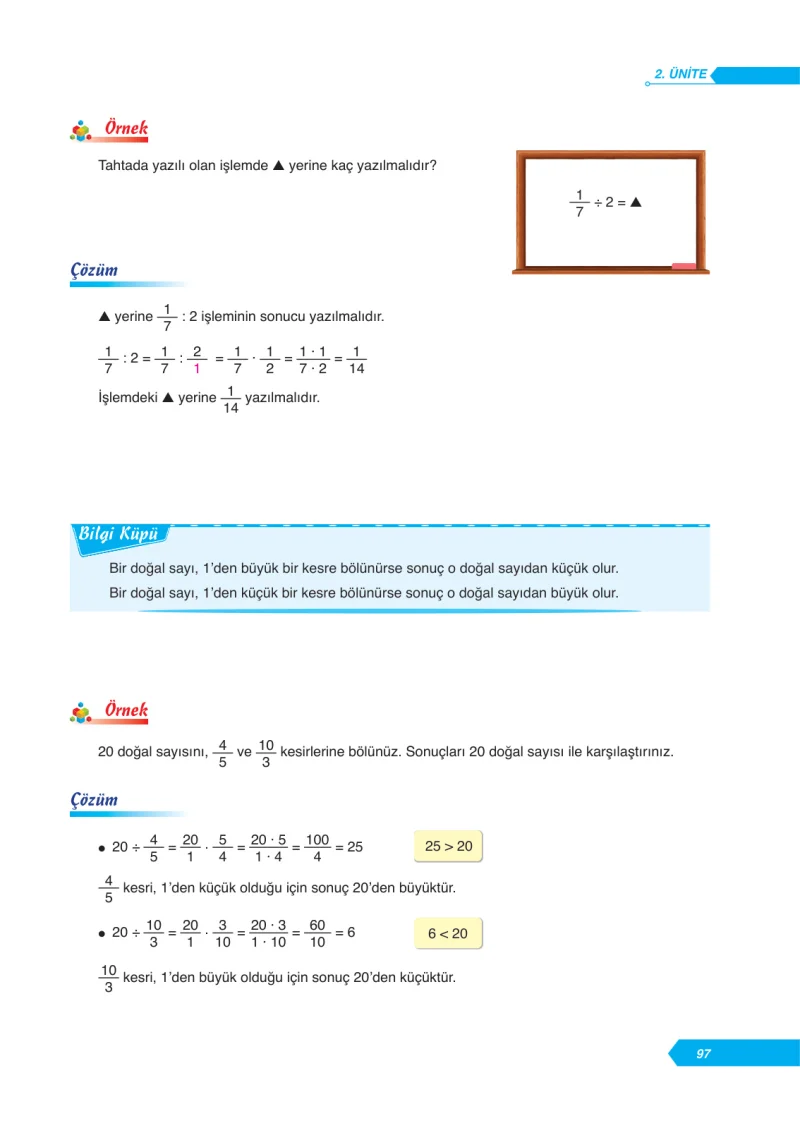 6. Sınıf Matematik Ders Kitabı Cevapları Ata Yayınları Sayfa 97