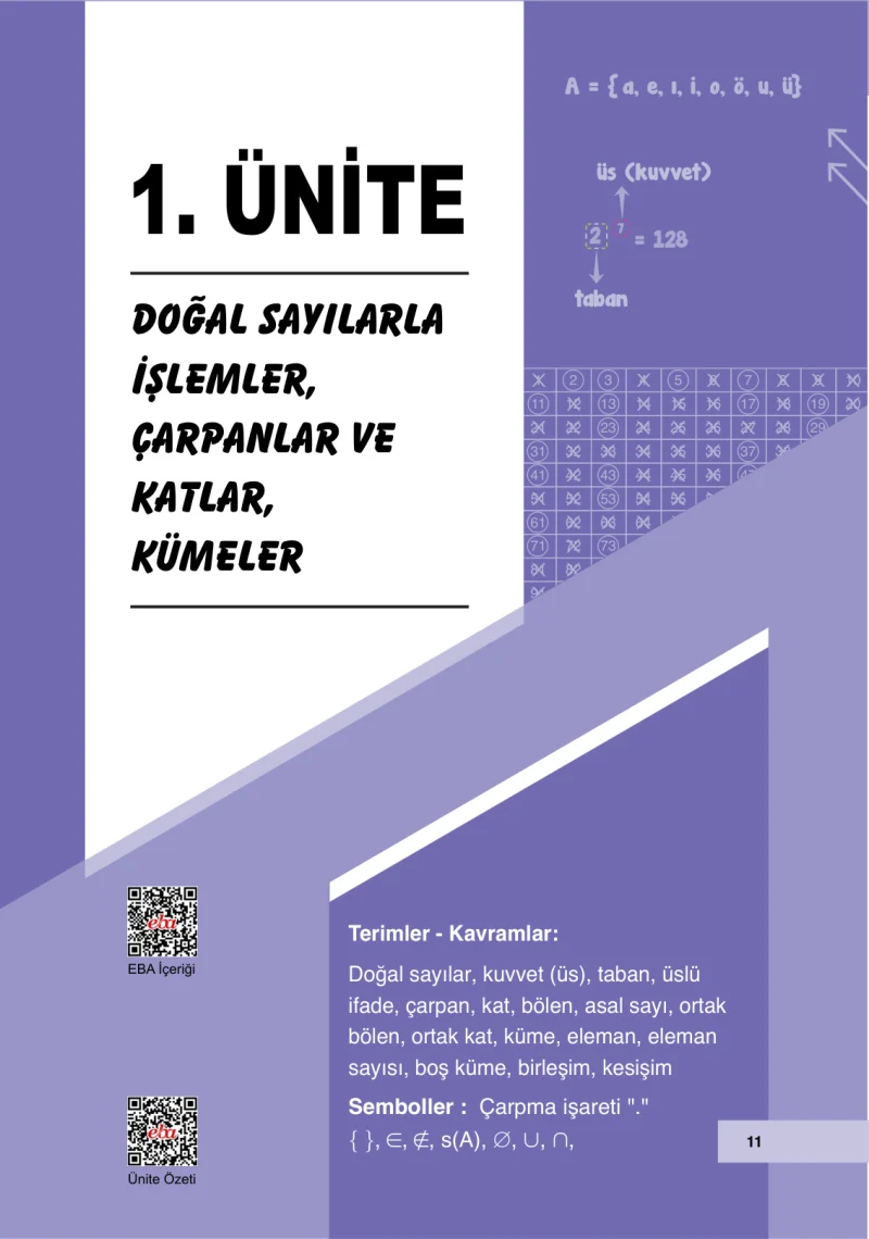 6. Sınıf Matematik Ders Kitabı Cevapları Doğa Yayınları Sayfa 11