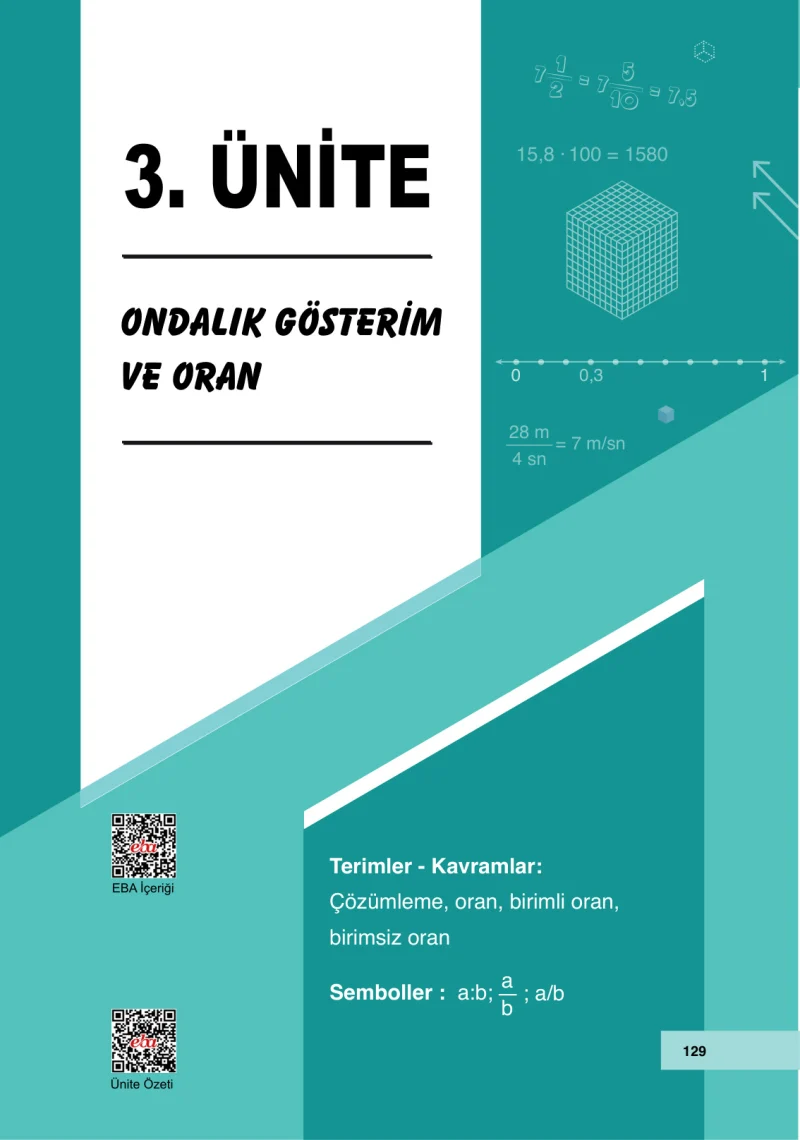 6. Sınıf Matematik Ders Kitabı Cevapları Doğa Yayınları Sayfa 129