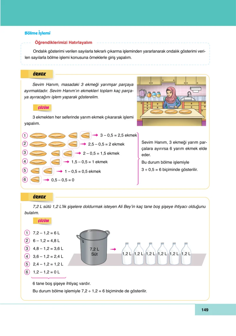 6. Sınıf Matematik Ders Kitabı Cevapları Doğa Yayınları Sayfa 149