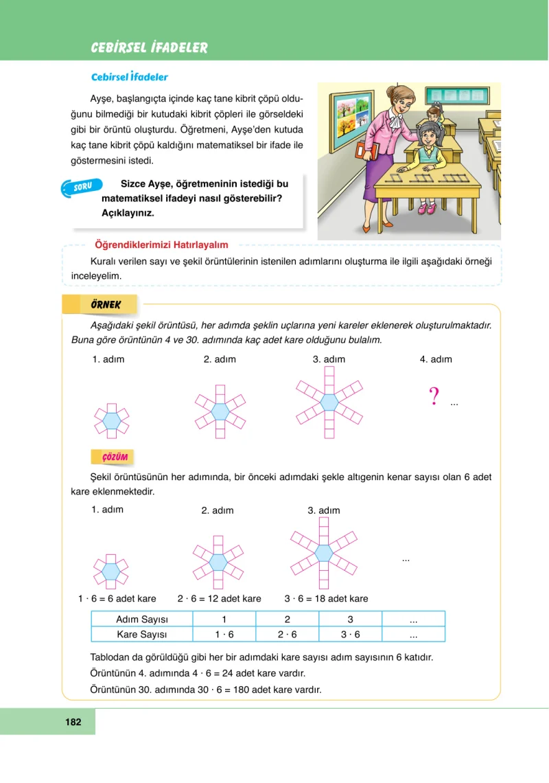 6. Sınıf Matematik Ders Kitabı Cevapları Doğa Yayınları Sayfa 182