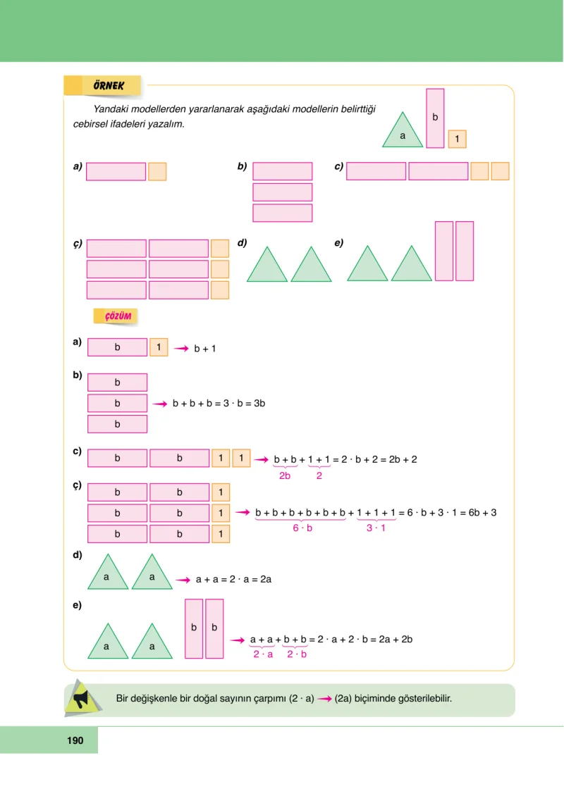 6. Sınıf Matematik Ders Kitabı Cevapları Doğa Yayınları Sayfa 190