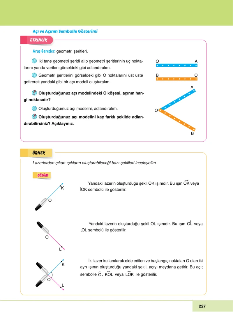 6. Sınıf Matematik Ders Kitabı Cevapları Doğa Yayınları Sayfa 227
