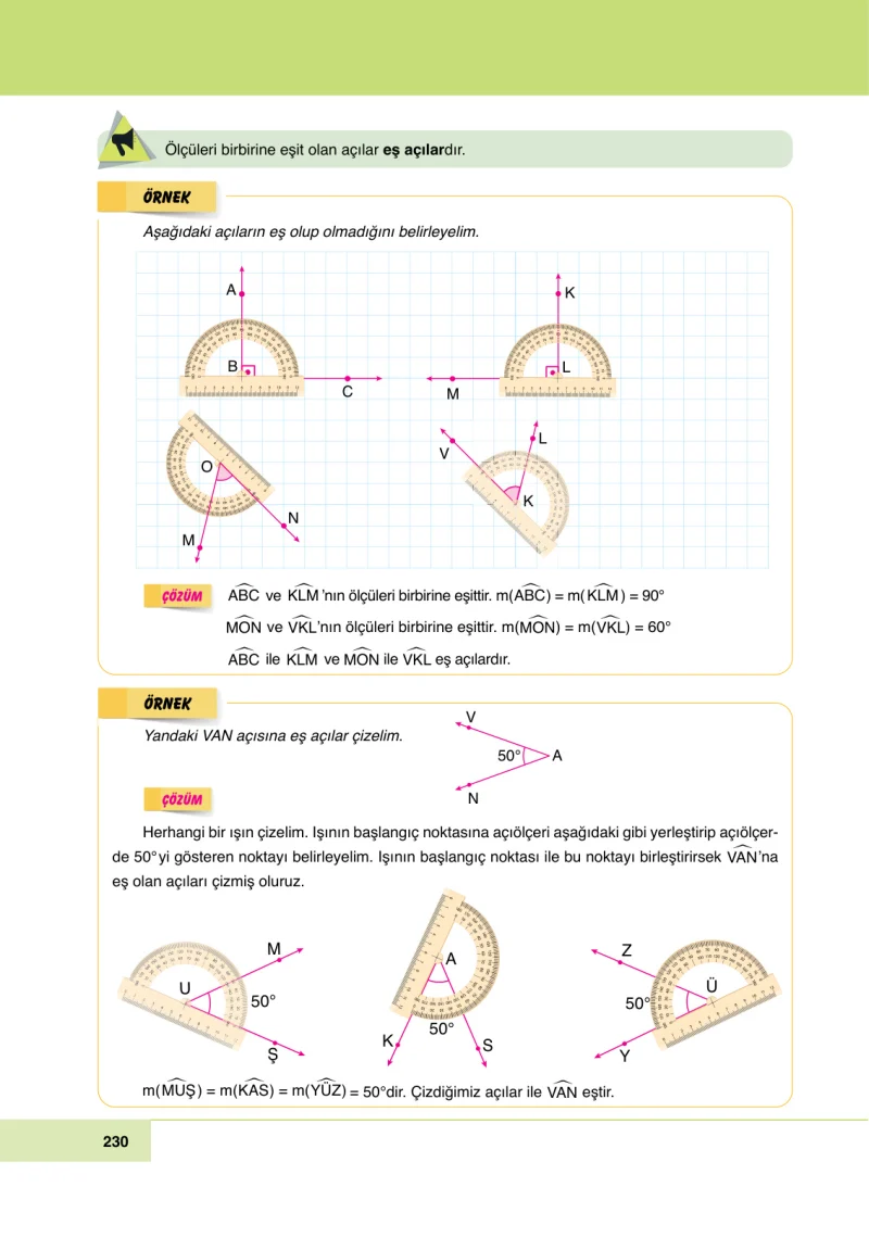 6. Sınıf Matematik Ders Kitabı Cevapları Doğa Yayınları Sayfa 230