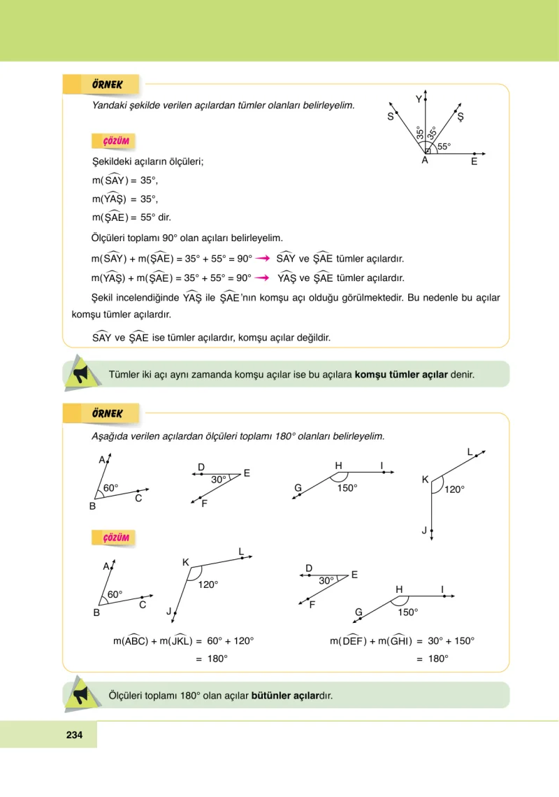 6. Sınıf Matematik Ders Kitabı Cevapları Doğa Yayınları Sayfa 234