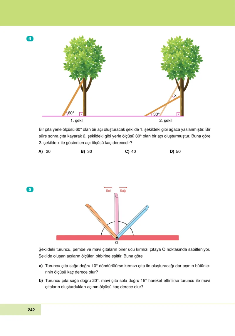 6. Sınıf Matematik Ders Kitabı Cevapları Doğa Yayınları Sayfa 242