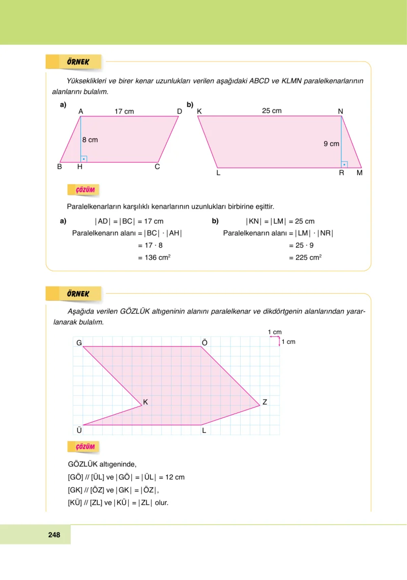 6. Sınıf Matematik Ders Kitabı Cevapları Doğa Yayınları Sayfa 248