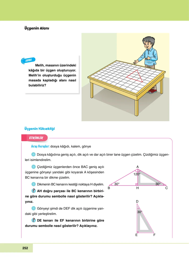 6. Sınıf Matematik Ders Kitabı Cevapları Doğa Yayınları Sayfa 252
