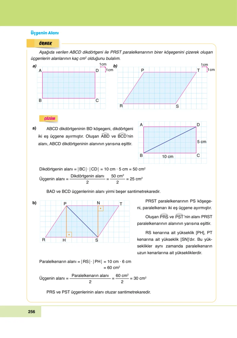 6. Sınıf Matematik Ders Kitabı Cevapları Doğa Yayınları Sayfa 256
