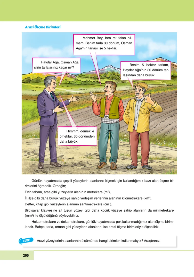 6. Sınıf Matematik Ders Kitabı Cevapları Doğa Yayınları Sayfa 266