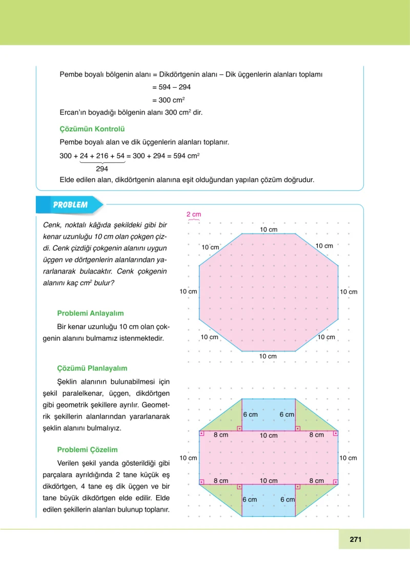6. Sınıf Matematik Ders Kitabı Cevapları Doğa Yayınları Sayfa 271