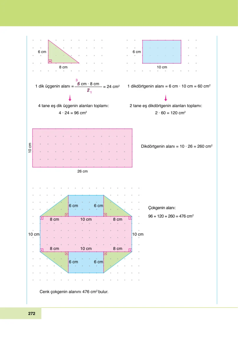 6. Sınıf Matematik Ders Kitabı Cevapları Doğa Yayınları Sayfa 272