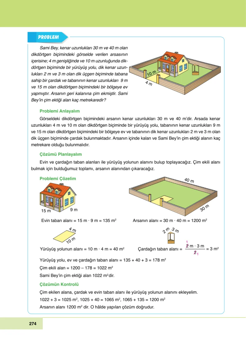 6. Sınıf Matematik Ders Kitabı Cevapları Doğa Yayınları Sayfa 274