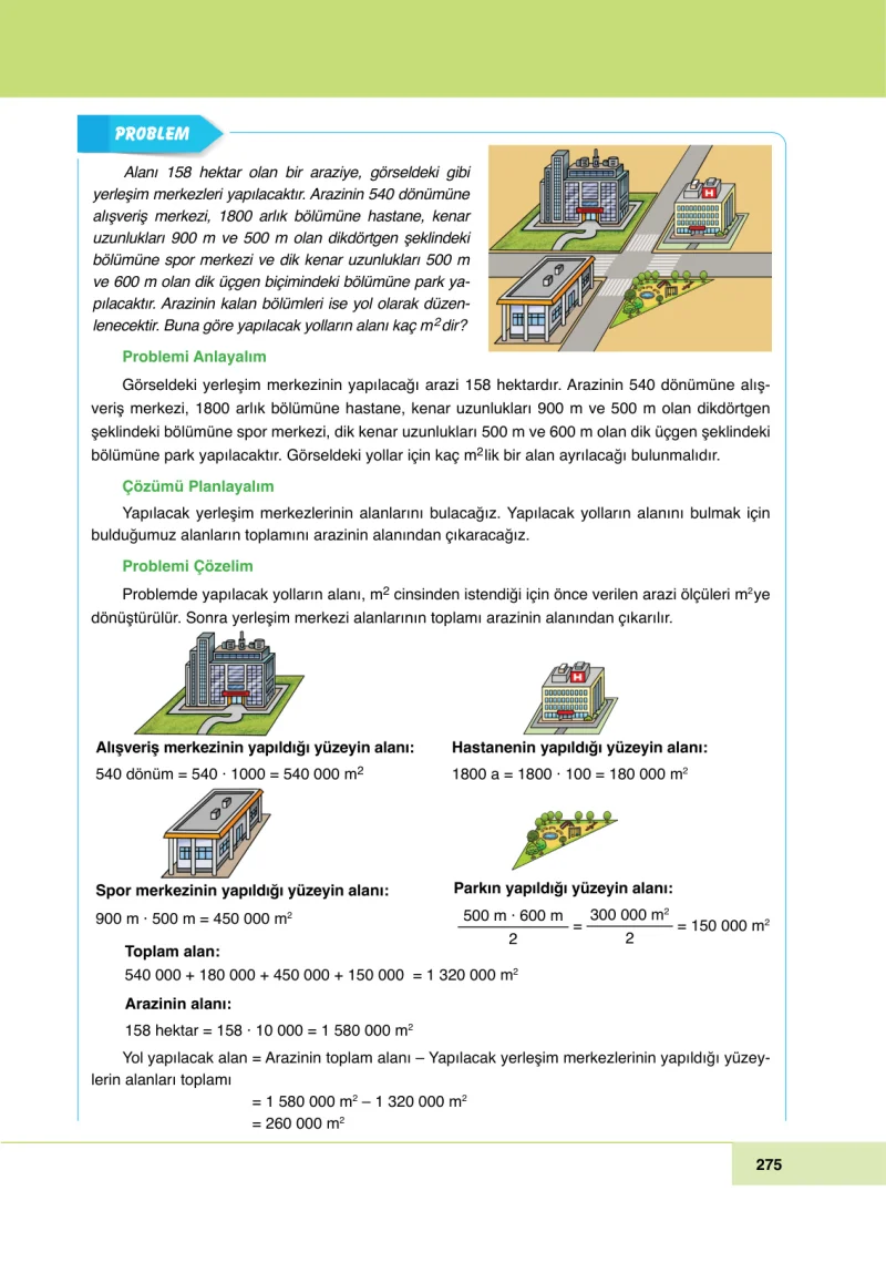 6. Sınıf Matematik Ders Kitabı Cevapları Doğa Yayınları Sayfa 275