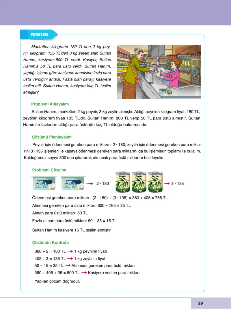 6. Sınıf Matematik Ders Kitabı Cevapları Doğa Yayınları Sayfa 29