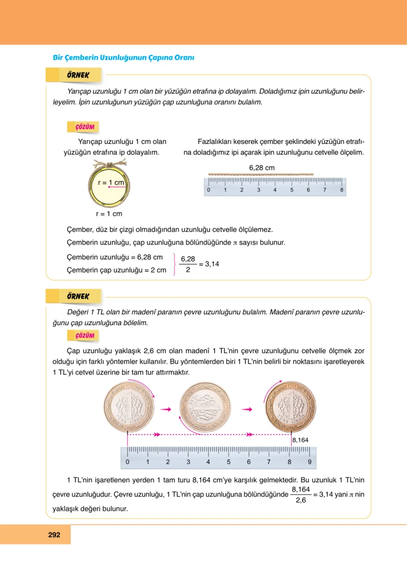 6. Sınıf Matematik Ders Kitabı Cevapları Doğa Yayınları Sayfa 292
