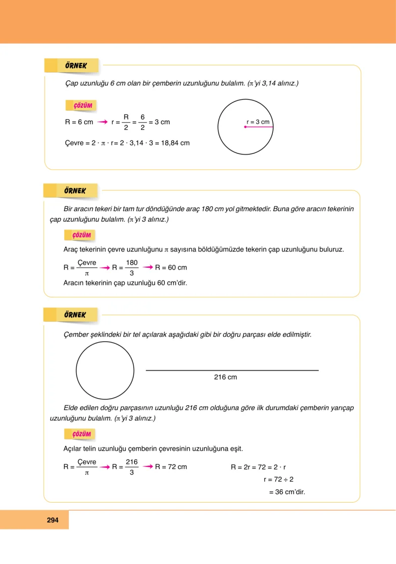6. Sınıf Matematik Ders Kitabı Cevapları Doğa Yayınları Sayfa 294
