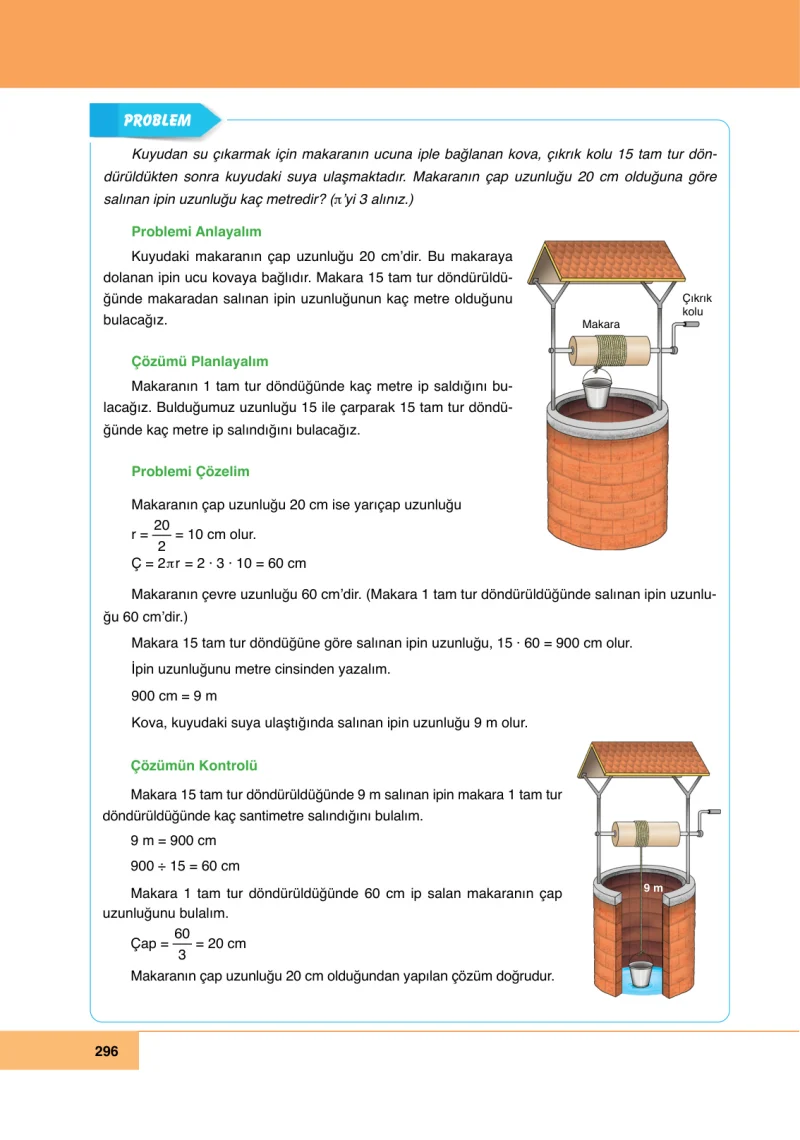 6. Sınıf Matematik Ders Kitabı Cevapları Doğa Yayınları Sayfa 296