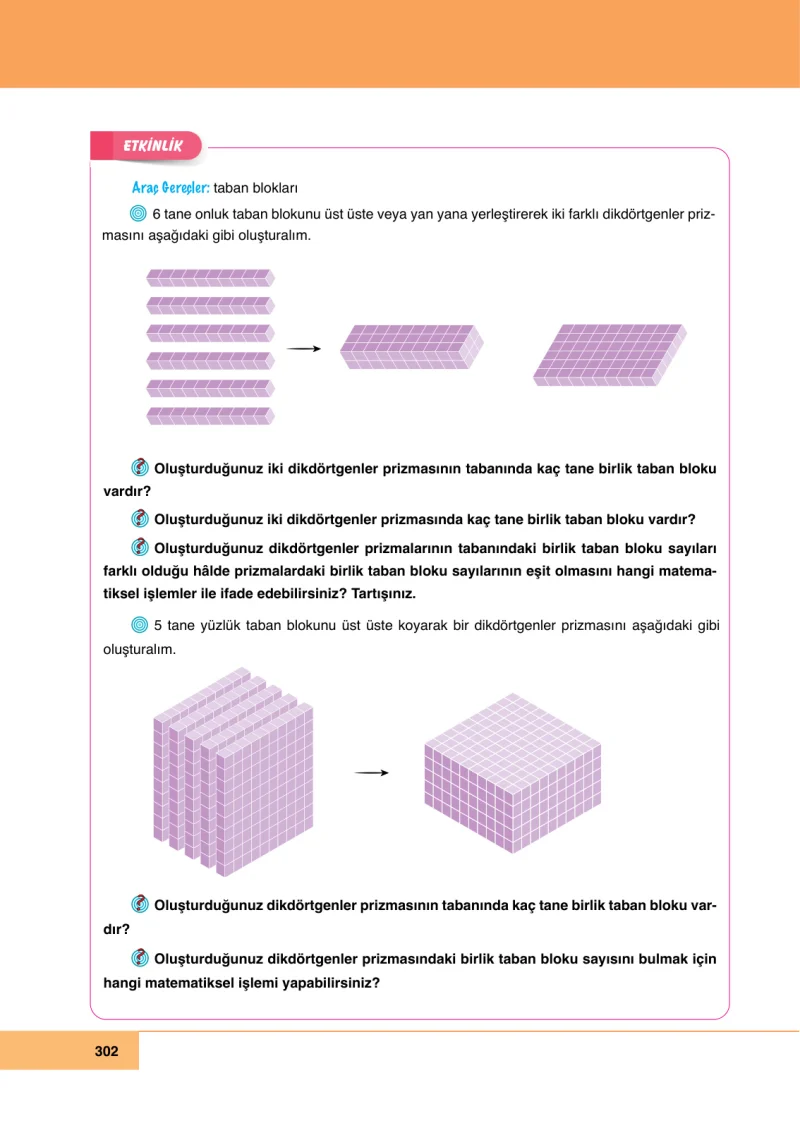 6. Sınıf Matematik Ders Kitabı Cevapları Doğa Yayınları Sayfa 302